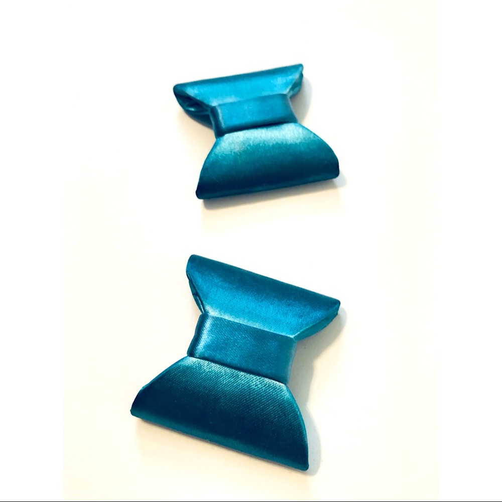 Vintage Satin Shoe Clips